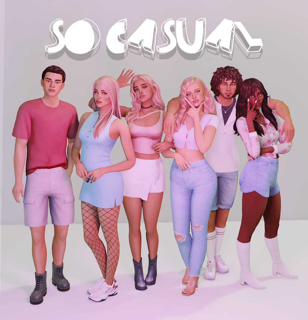 Скриншот мода Коллекция одежды So casual